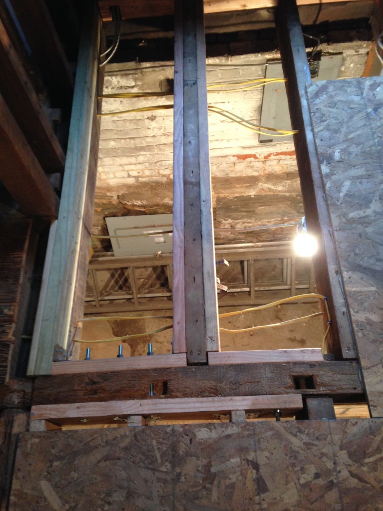 First Floor Joist Work and Subfloor Addition Solidifying the